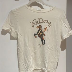 Re/done tee shirt made in USA size medium